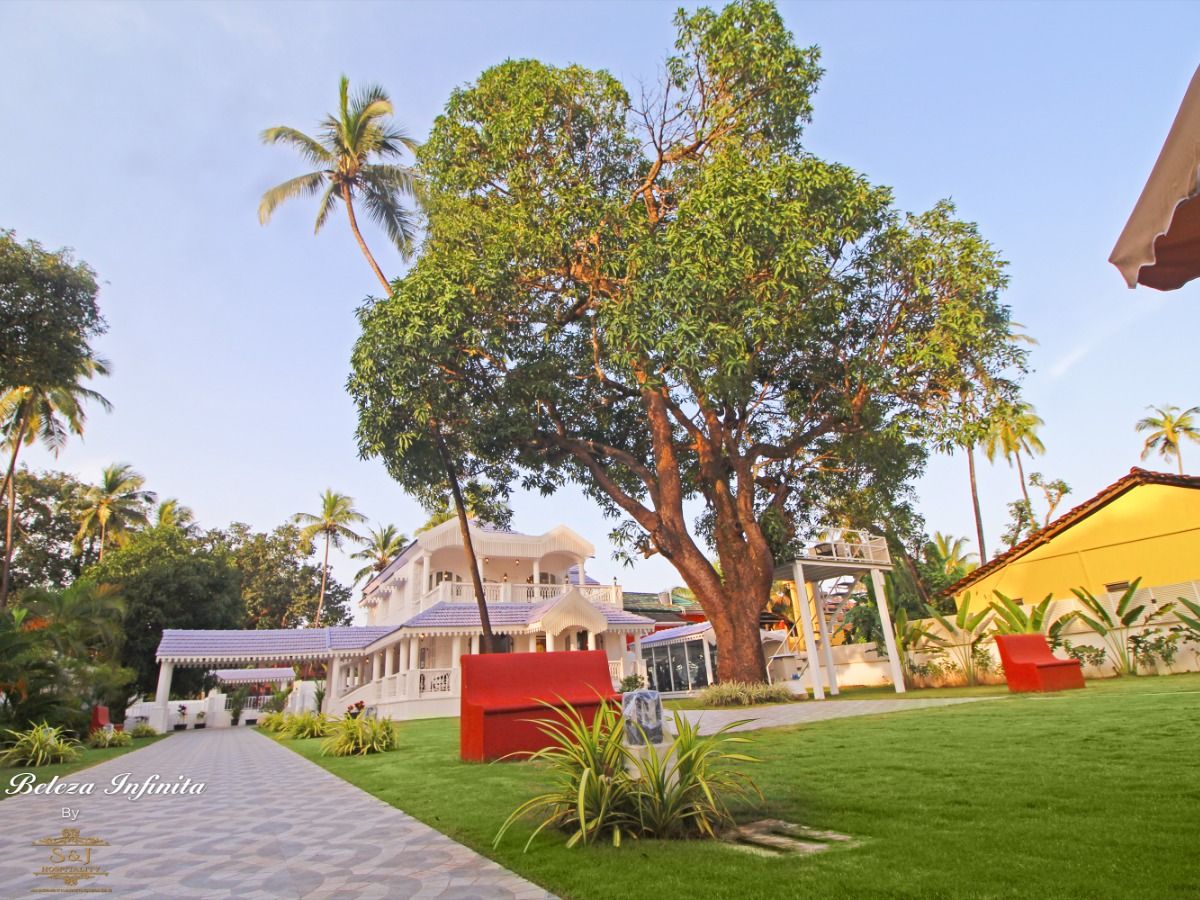 An Opulent 4 BHK Private Villa Featuring a Striking Infinity Pool, Indulgent Jacuzzi, and Exceptional Luxury Living in North Goa.