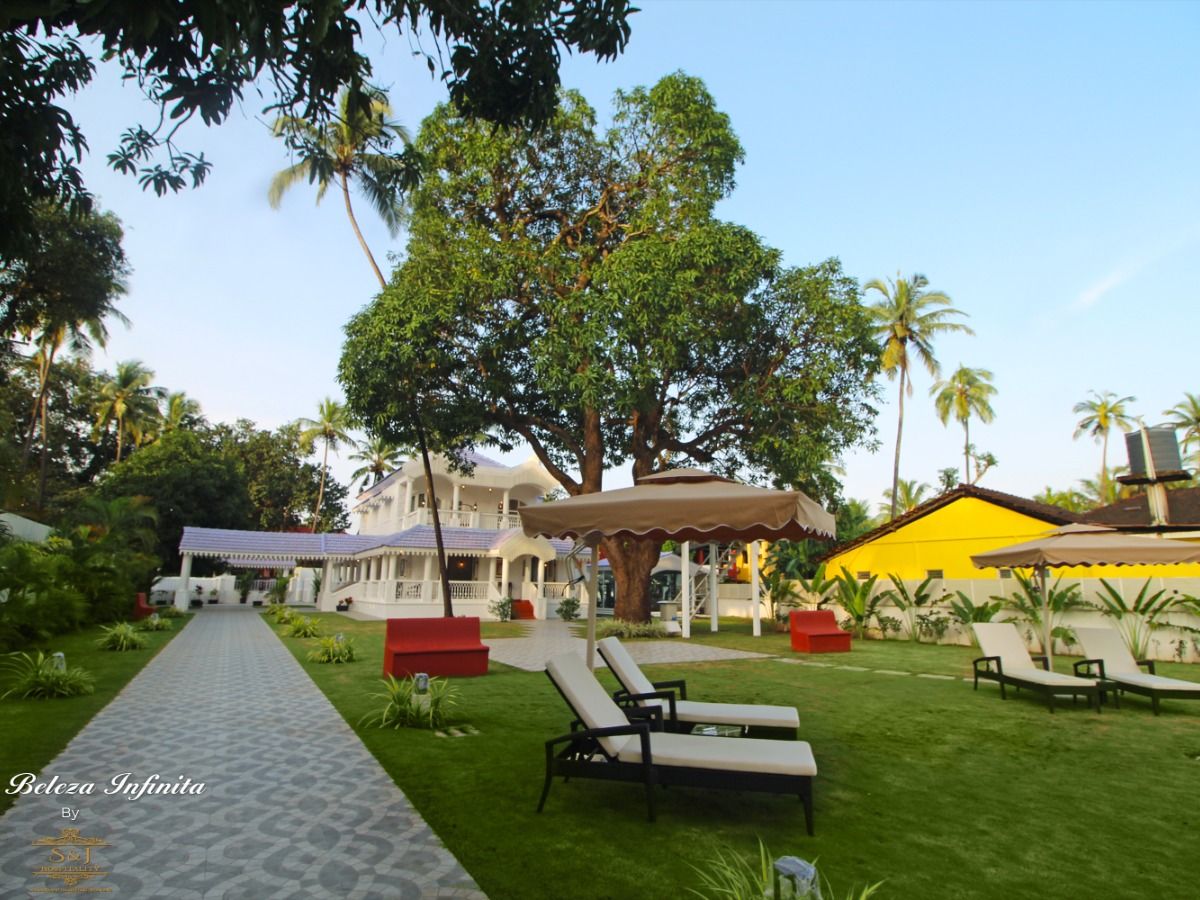 An Opulent 4 BHK Private Villa Featuring a Striking Infinity Pool, Indulgent Jacuzzi, and Exceptional Luxury Living in North Goa.