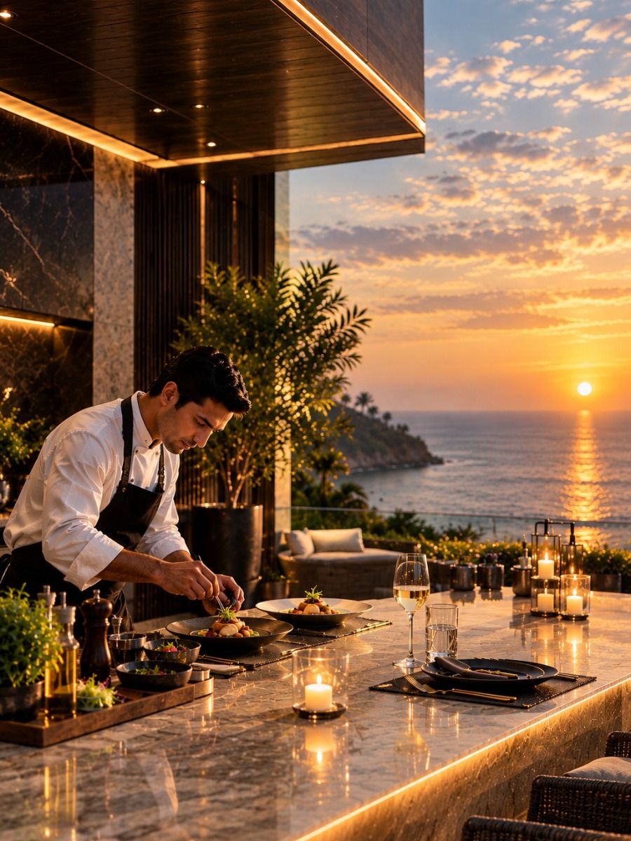 Private chef's counter